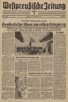 Westpreussische Zeitung, Nr. 289 Dienstag 9 Dezember 1941, 10. Jahrgang