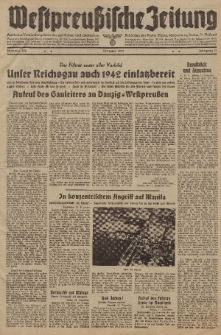 Westpreussische Zeitung, Nr. 306 Silvester 31 Dezember 1941, 10. Jahrgang