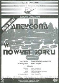 Antygona w Nowym Jorku - afisz