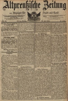 Altpreussische Zeitung, Nr. 151 Sonntag 30 Juni 1895, 47. Jahrgang
