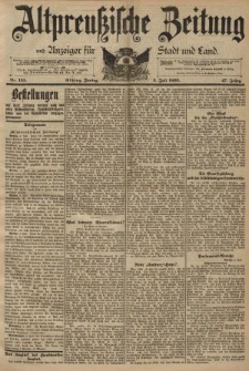 Altpreussische Zeitung, Nr. 155 Freitag 5 Juli 1895, 47. Jahrgang