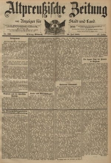 Altpreussische Zeitung, Nr. 159 Mittwoch 10 Juli 1895, 47. Jahrgang