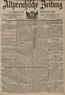 Altpreussische Zeitung, Nr. 165 Mittwoch 17 Juli 1895, 47. Jahrgang
