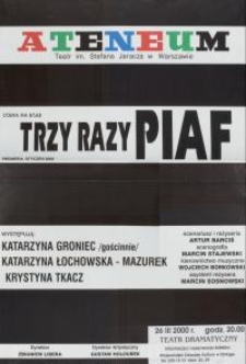 Trzy razy Piaf