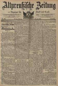 Altpreussische Zeitung, Nr. 169 Sonntag 21 Juli 1895, 47. Jahrgang