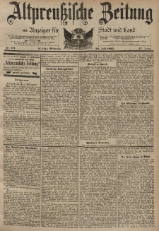 Altpreussische Zeitung, Nr. 171 Mittwoch 24 Juli 1895, 47. Jahrgang