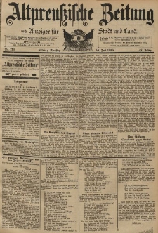 Altpreussische Zeitung, Nr. 176 Dienstag 30 Juli 1895, 47. Jahrgang