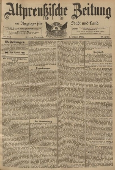 Altpreussische Zeitung, Nr. 234 Sonnabend 5 Oktober 1895, 47. Jahrgang