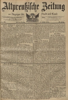 Altpreussische Zeitung, Nr. 239 Freitag 11 Oktober 1895, 47. Jahrgang