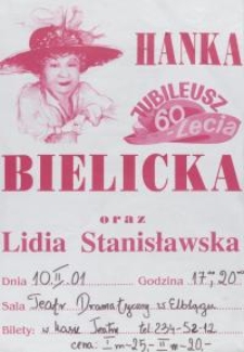 Hanka Bielicka oraz Lidia Stanisławska - Jubileusz 60 - Lecia