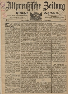 Altpreussische Zeitung, Nr. 1 Freitag 1 Januar 1897, 49. Jahrgang
