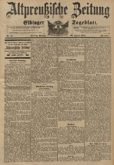 Altpreussische Zeitung, Nr. 21 Dienstag 26 Januar 1897, 49. Jahrgang
