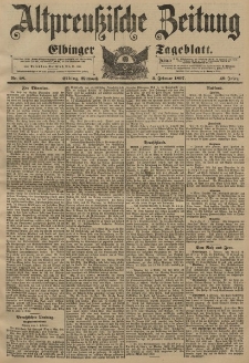 Altpreussische Zeitung, Nr. 28 Mittwoch 3 Februar 1897, 49. Jahrgang