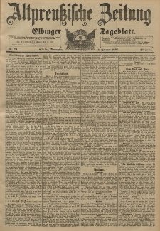 Altpreussische Zeitung, Nr. 29 Donnerstag 4 Februar 1897, 49. Jahrgang