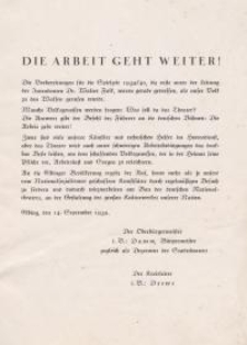 Programm-blätter des Stadttheaters Elbing - Walter Falk