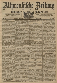 Altpreussische Zeitung, Nr. 52 Mittwoch 3 März 1897, 49. Jahrgang