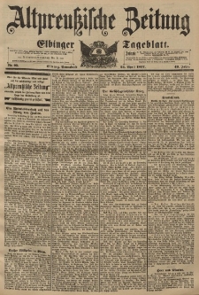Altpreussische Zeitung, Nr. 95 Sonnabend 24 April 1897, 49. Jahrgang