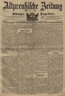 Altpreussische Zeitung, Nr. 102 Sonntag 2 Mai 1897, 49. Jahrgang