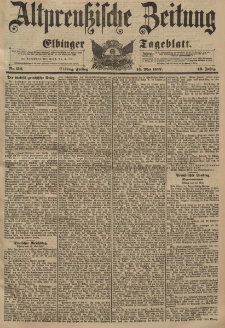 Altpreussische Zeitung, Nr. 112 Freitag 14 Mai 1897, 49. Jahrgang