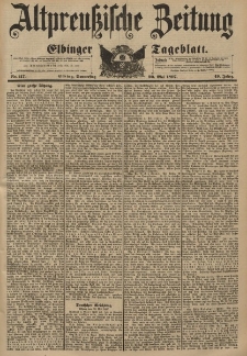 Altpreussische Zeitung, Nr. 117 Donnerstag 20 Mai 1897, 49. Jahrgang