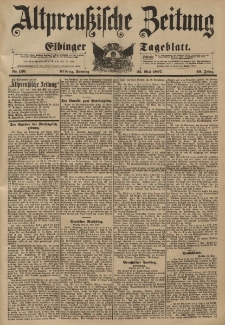 Altpreussische Zeitung, Nr. 120 Sonntag 23 Mai 1897, 49. Jahrgang