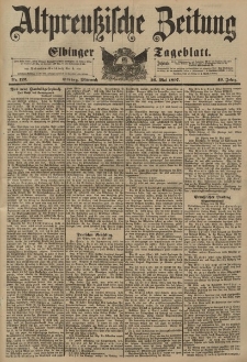 Altpreussische Zeitung, Nr. 122 Mittwoch 26 Mai 1897, 49. Jahrgang