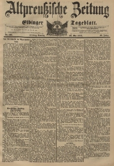 Altpreussische Zeitung, Nr. 125 Sonntag 30 Mai 1897, 49. Jahrgang