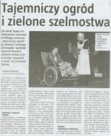 Der geheime Garten und grüne Scherzen