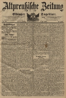 Altpreussische Zeitung, Nr. 152 Freitag 2 Juli 1897, 49. Jahrgang