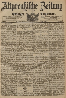 Altpreussische Zeitung, Nr. 155 Dienstag 6 Juli 1897, 49. Jahrgang