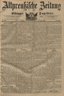 Altpreussische Zeitung, Nr. 166 Sonntag 18 Juli 1897, 49. Jahrgang