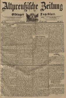 Altpreussische Zeitung, Nr. 167 Dienstag 20 Juli 1897, 49. Jahrgang