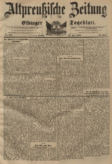 Altpreussische Zeitung, Nr. 170 Freitag 23 Juli 1897, 49. Jahrgang