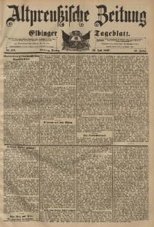 Altpreussische Zeitung, Nr. 174 Mittwoch 28 Juli 1897, 49. Jahrgang