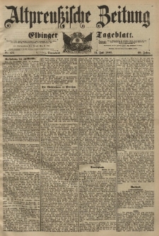 Altpreussische Zeitung, Nr. 177 Sonnabend 31 Juli 1897, 49. Jahrgang
