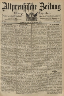 Altpreussische Zeitung, Nr. 216 Mittwoch 15 September 1897, 49. Jahrgang
