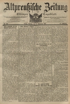 Altpreussische Zeitung, Nr. 221 Dienstag 21 September 1897, 49. Jahrgang
