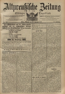 Altpreussische Zeitung, Nr. 222 Mittwoch 22 September 1897, 49. Jahrgang