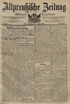 Altpreussische Zeitung, Nr. 234 Mittwoch 6 Oktober 1897, 49. Jahrgang