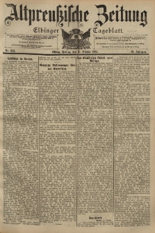 Altpreussische Zeitung, Nr. 242 Freitag 15 Oktober 1897, 49. Jahrgang