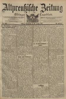 Altpreussische Zeitung, Nr. 243 Sonnabend 16 Oktober 1897, 49. Jahrgang