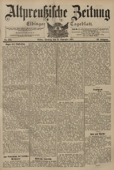 Altpreussische Zeitung, Nr. 273 Sonntag 21 November 1897, 49. Jahrgang