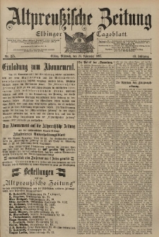 Altpreussische Zeitung, Nr. 275 Mittwoch 24 November 1897, 49. Jahrgang