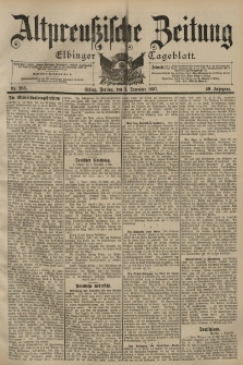 Altpreussische Zeitung, Nr. 283 Freitag 3 Dezember 1897, 49. Jahrgang