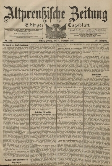 Altpreussische Zeitung, Nr. 306 Freitag 31 Dezember 1897, 49. Jahrgang