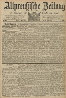Altpreussische Zeitung, Nr. 155 Sonnabend 6 Juli 1889, 41. Jahrgang