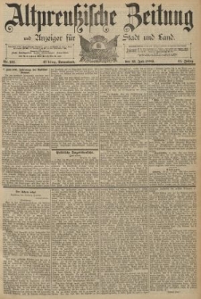 Altpreussische Zeitung, Nr. 161 Sonnabend 13 Juli 1889, 41. Jahrgang