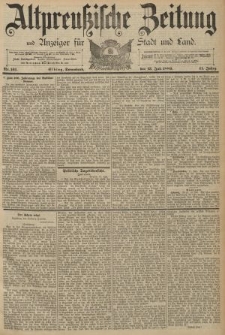 Altpreussische Zeitung, Nr. 161 Sonnabend 13 Juli 1889, 41. Jahrgang