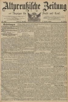 Altpreussische Zeitung, Nr. 235 Dienstag 8 Oktober 1889, 41. Jahrgang
