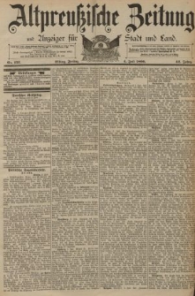 Altpreussische Zeitung, Nr. 153 Freitag 4 Juli 1890, 42. Jahrgang
